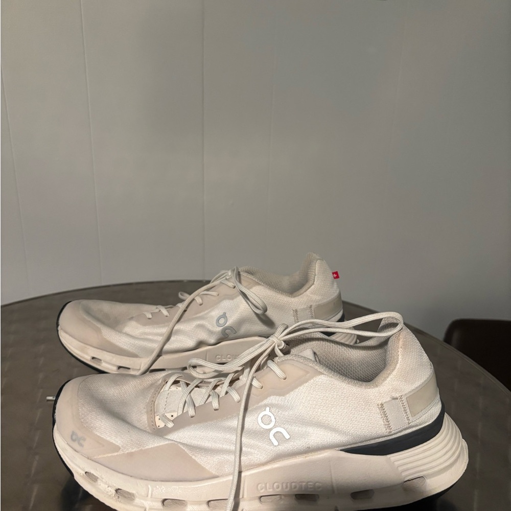 On Running Women’s Cloud Athletic Shoes in Off-White
